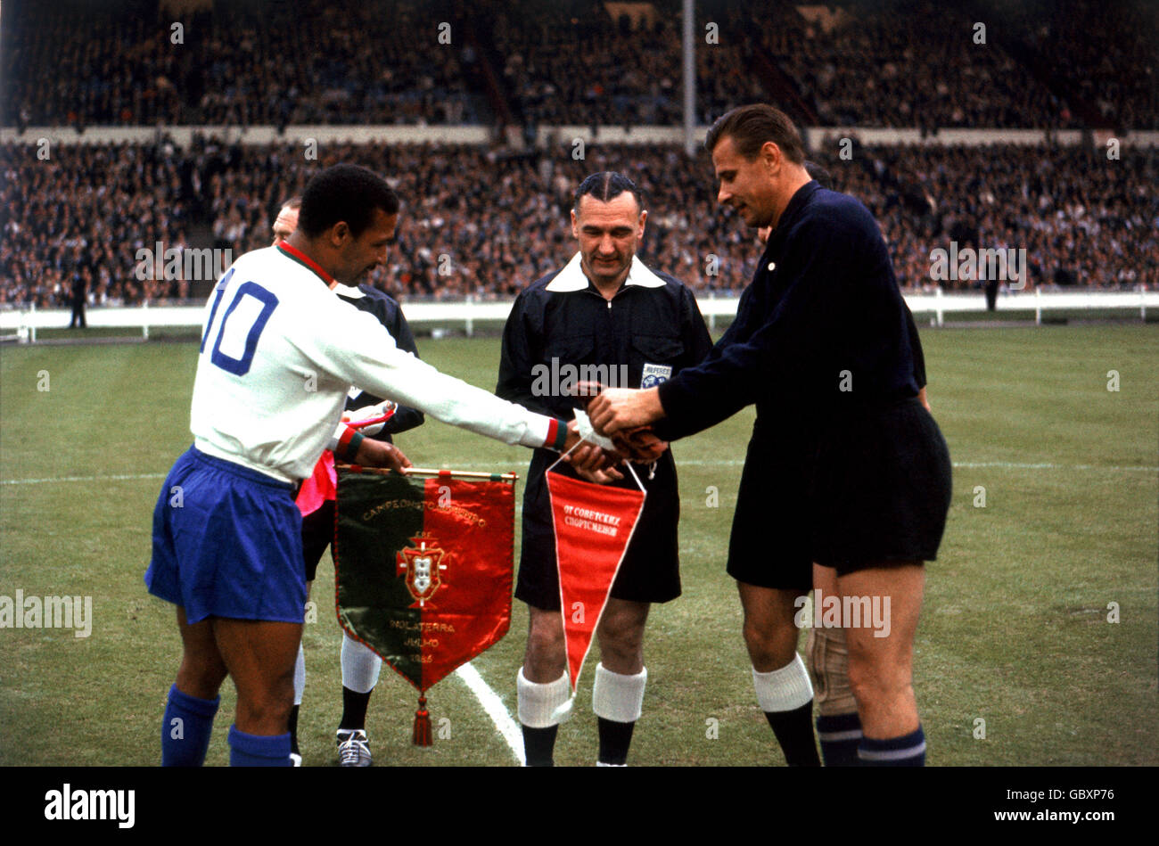 Billet Match Coupe Du Monde 1966 - Portugal Vs Russie (3ème/4ème Place) - Très Bon état