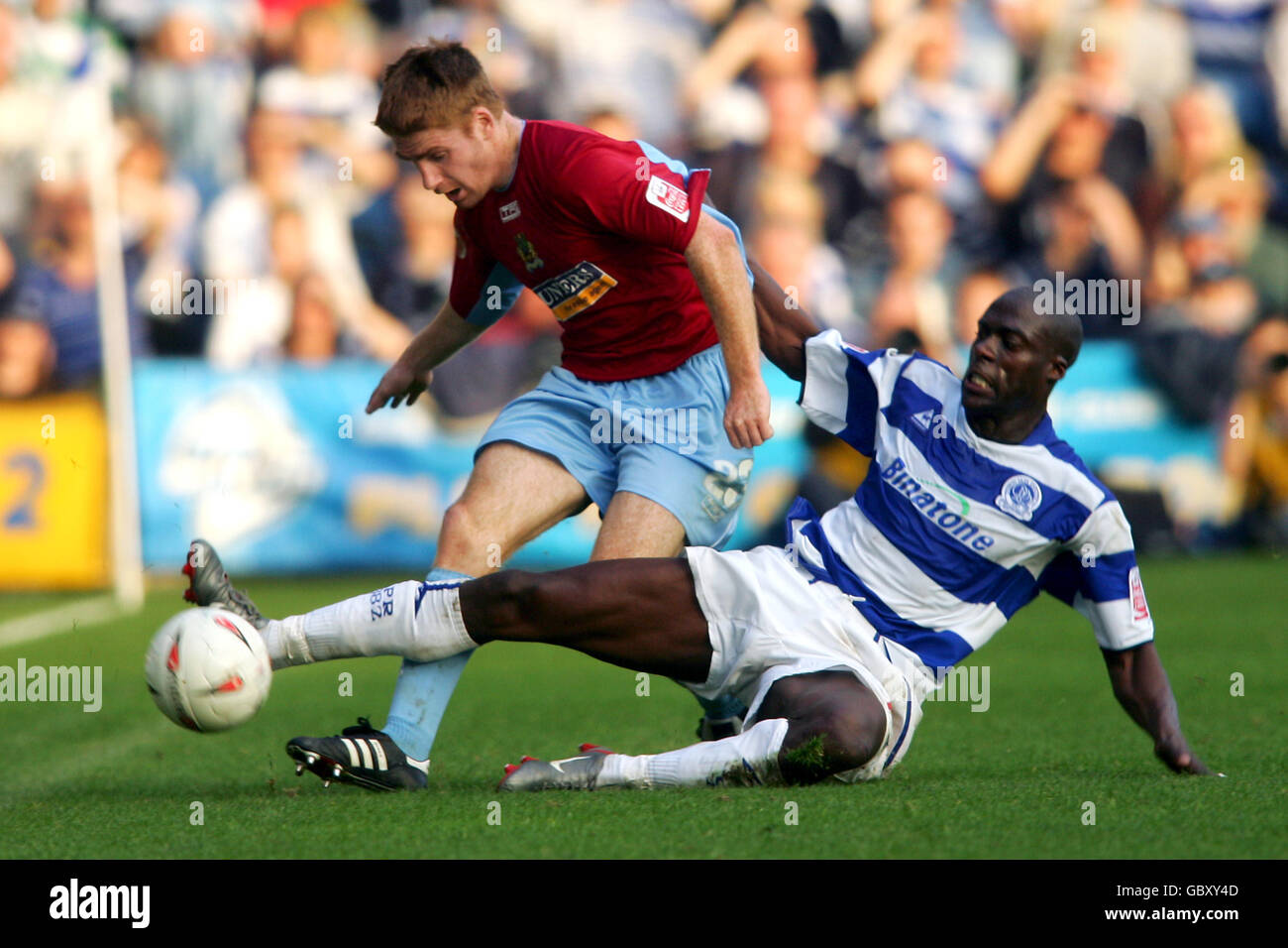 Soccer - Coca-Cola Football League Championship - Queens Park Rangers v Burnley Banque D'Images