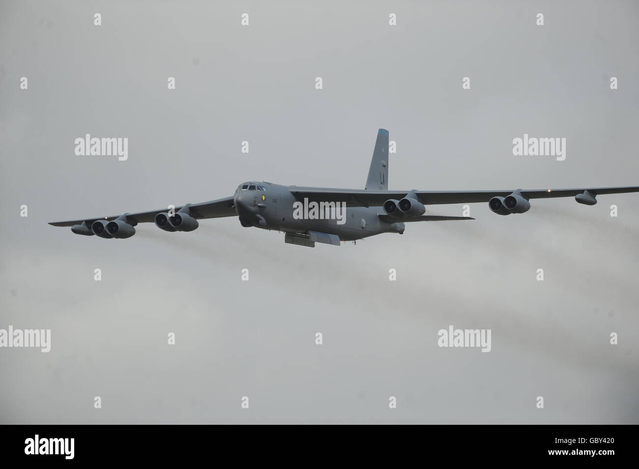 Boeing B-52H StratoFortress du 20e Escadron de bombardement, USAF Air combat Command, Barksdale AFB au Royal International Air Tattoo à la RAF Fairford, Gloucestershire. Banque D'Images