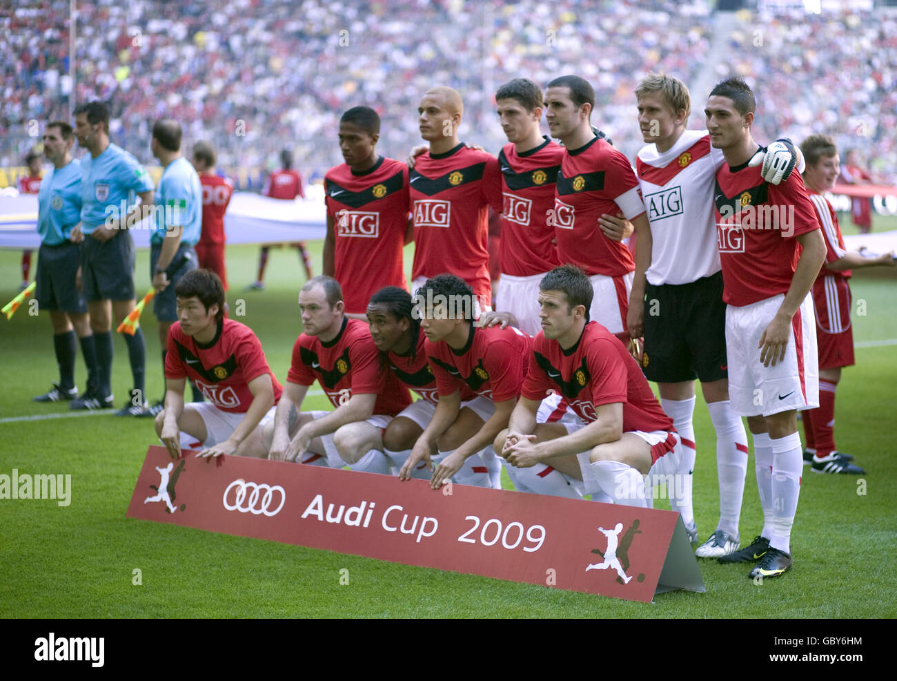 Football - l'Audi Cup 2009 - Manchester United / Boca Juniors - Allianz  Arena. Équipe Manchester United Photo Stock - Alamy