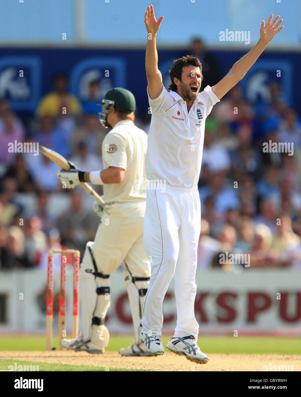 Cricket - The Ashes 2009 - Quatrième npower Test - Day 1 - Angleterre v Australie - Headingley Banque D'Images
