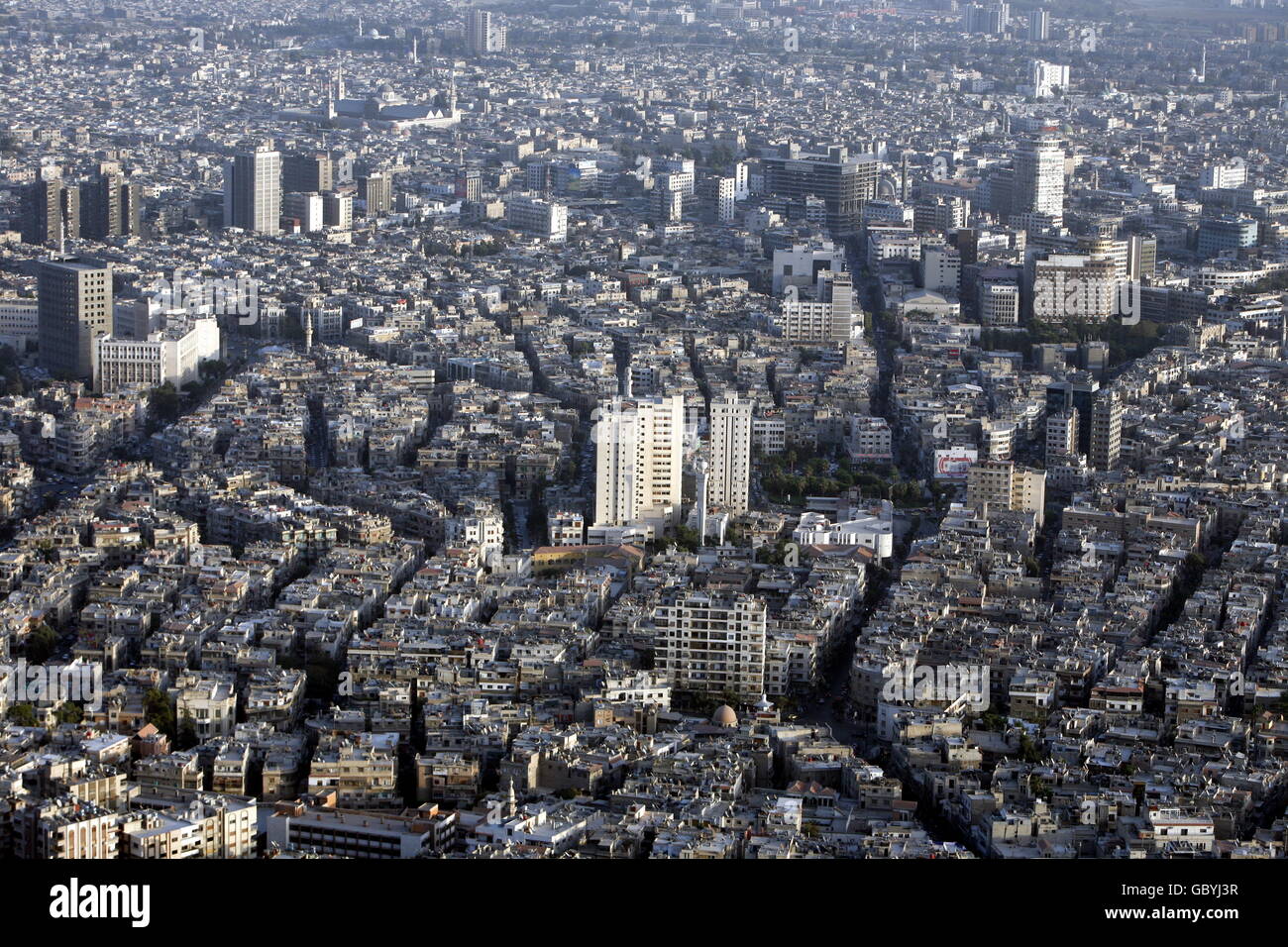 Asien, Naher Osten, Syrie, Damaskus, Sicht über die Hauptstadt der Grossstadt von Damaskus von Syrien. Banque D'Images