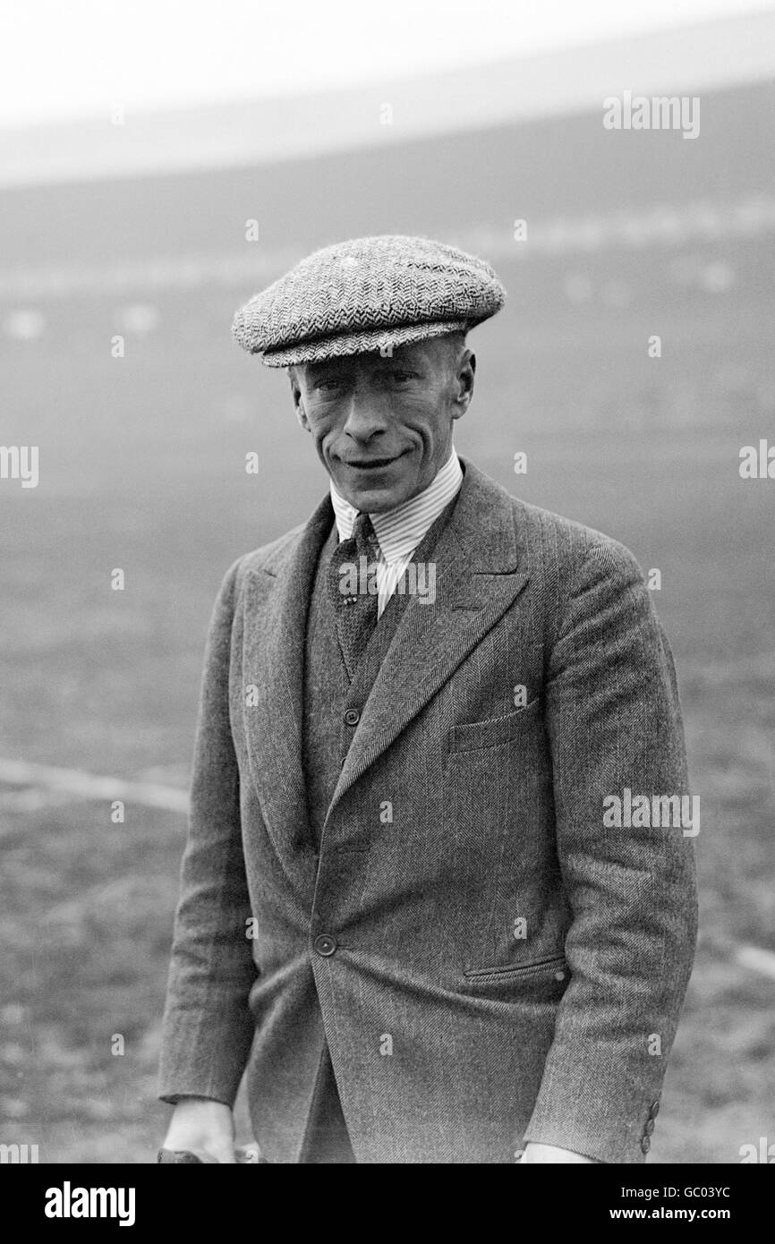 Courses hippiques - Freddie Fox - 1929. Freddie Fox, Champion Jockey pour 1930. Banque D'Images