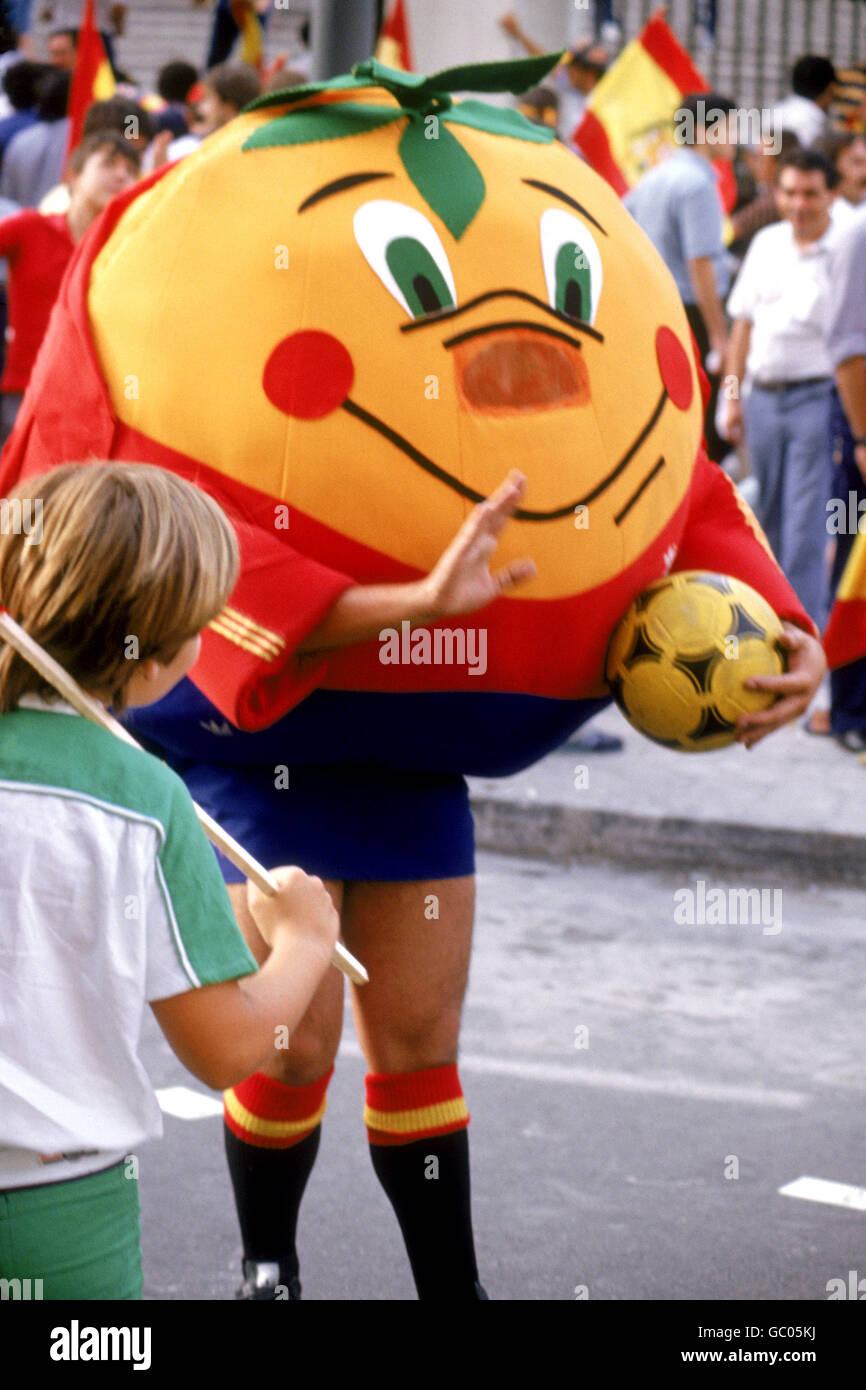 Porte-clés Vintage Coupe Du Monde 1982 – Espagne – Mascotte Naranjito – Rare
