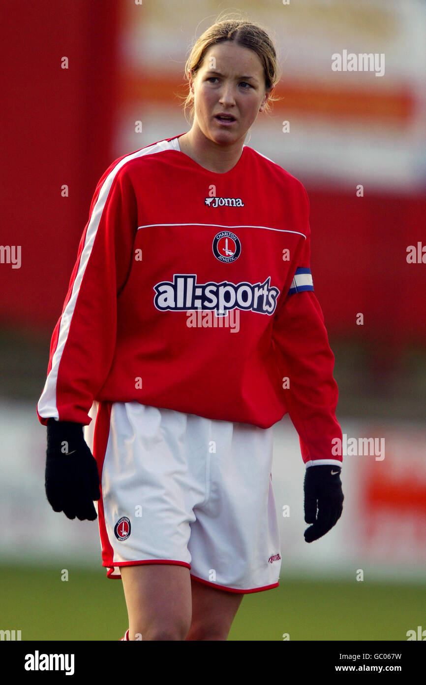 Soccer - FA Nationwide Women's Premier League - Charlton Athletic / Bristol City. Casey Stoney, Charlton Athletic Banque D'Images