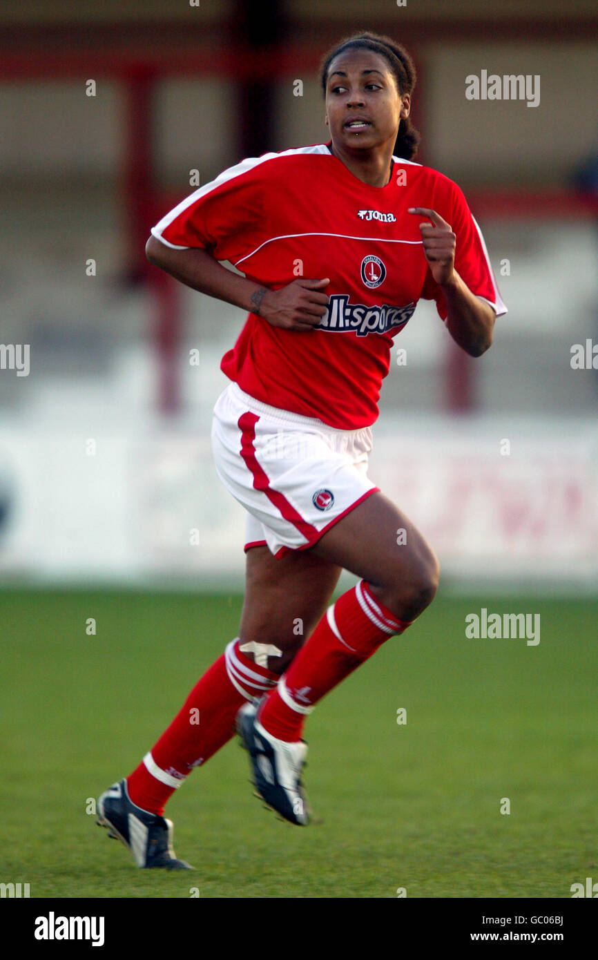 Soccer - FA Nationwide Women's Premier League - Charlton Athletic / Bristol City. Carmaine Walker, Charlton Athletic Banque D'Images