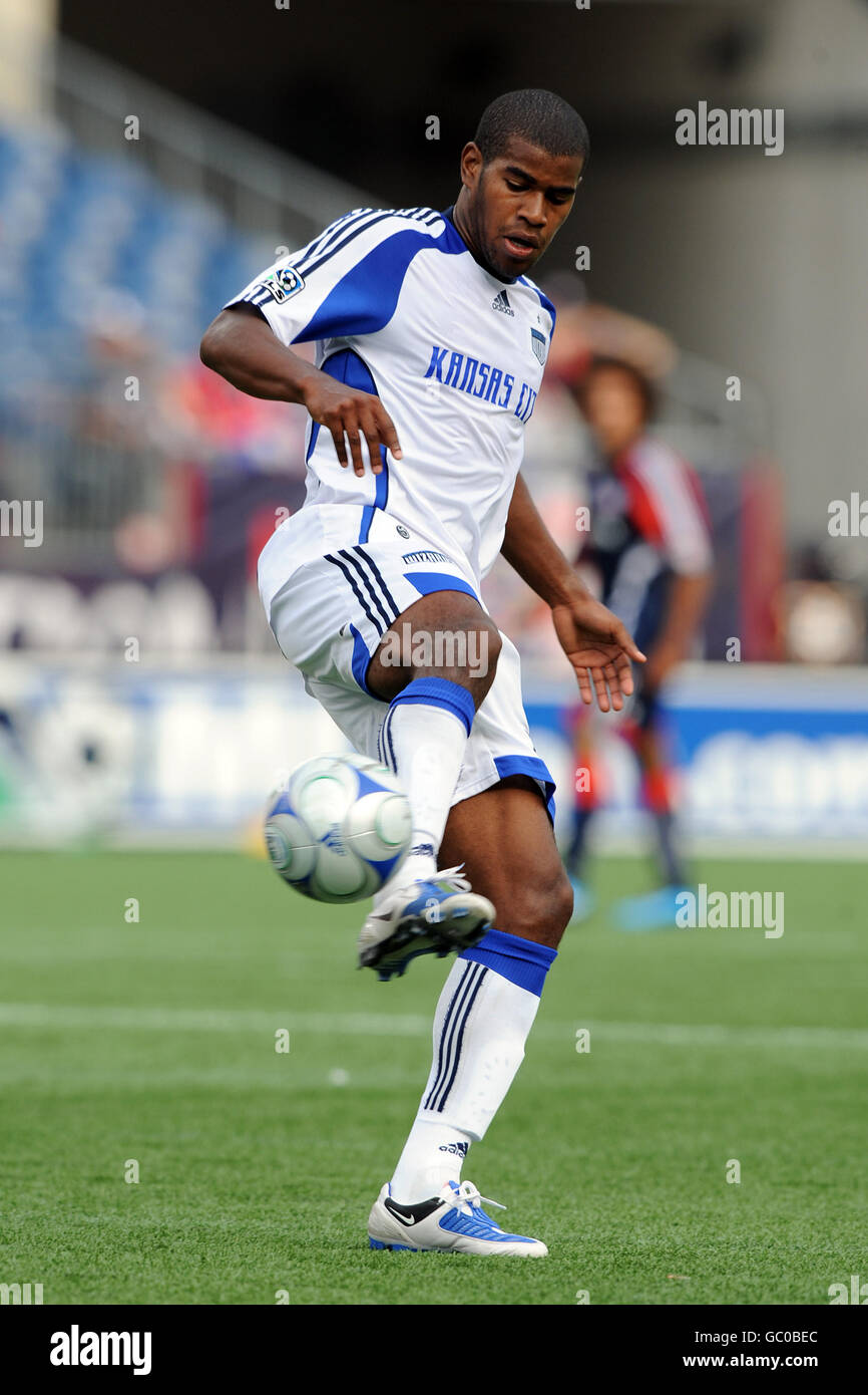 La Ligue Majeure de soccer - - New England Revolution v Kansas City Wizards - Stade Gillette Banque D'Images