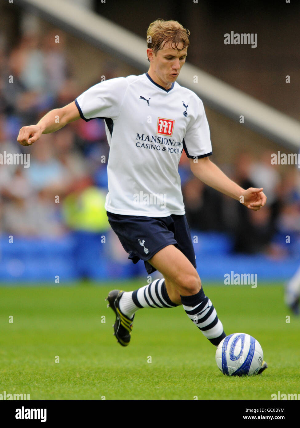 Soccer - pré-saison amicale - Peterborough United / Tottenham Hotspur - London Road Ground. Roman Pavlyuchenko, Tottenham Hotspur Banque D'Images