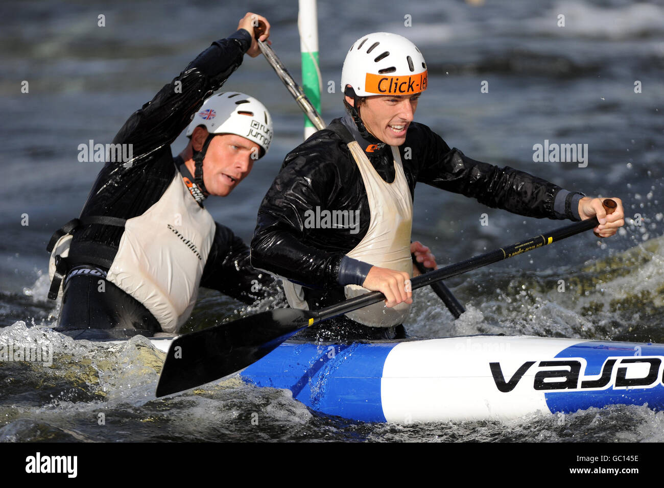 Canoë - Grande-Bretagne l'équipe de slalom en canoë - Conférence de presse John Dudderidge House - Nottingham Banque D'Images