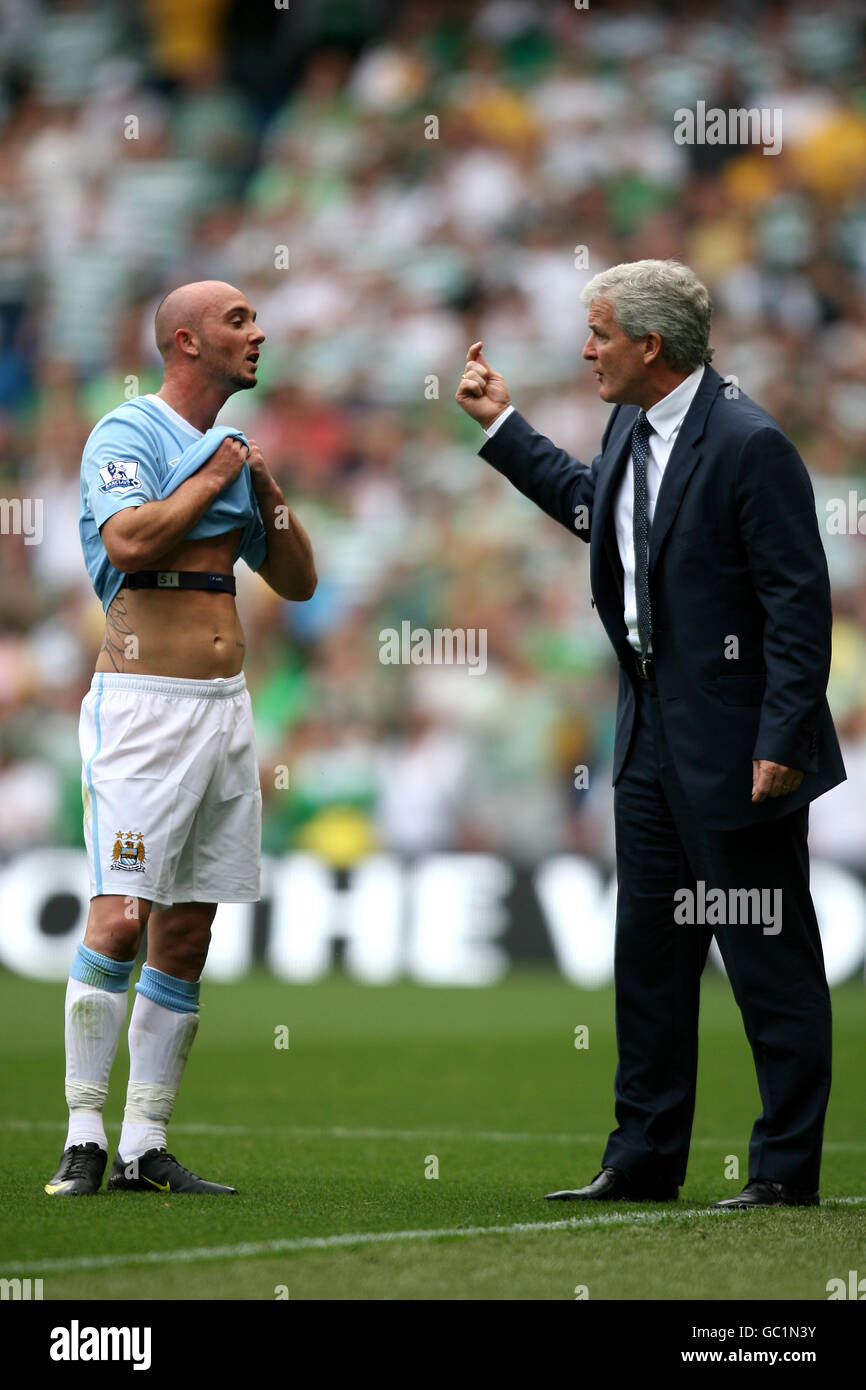 Soccer - Pré saison Friendly - Celtic v Manchester City - City of Manchester stadium Banque D'Images