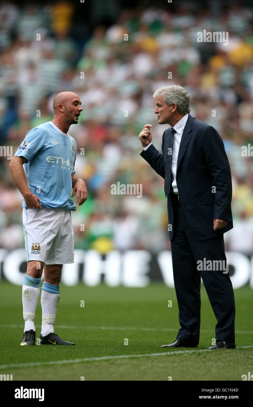 Soccer - Pré saison Friendly - Celtic v Manchester City - City of Manchester stadium Banque D'Images
