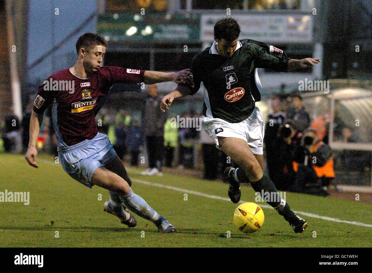 Soccer - Coca-Cola Football League Championship - Plymouth Argyle v Burnley Banque D'Images