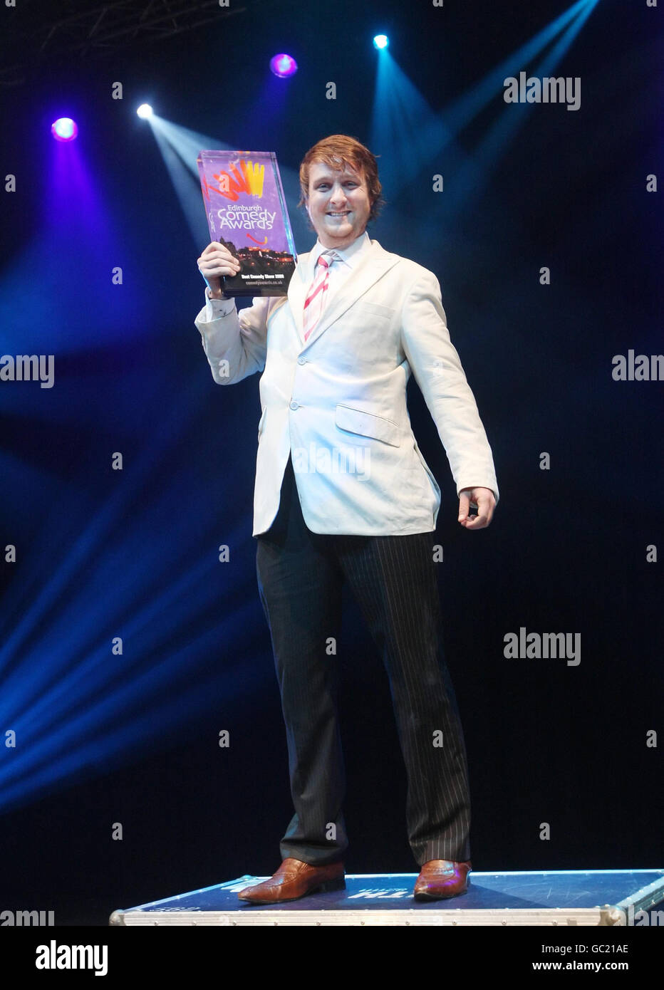 Tim Key, l'un des nominés dans la catégorie Best Comedy Show des 29e Edinburgh Comedy Awards lors d'une séance photo au Plealance Grand, à Édimbourg. Banque D'Images
