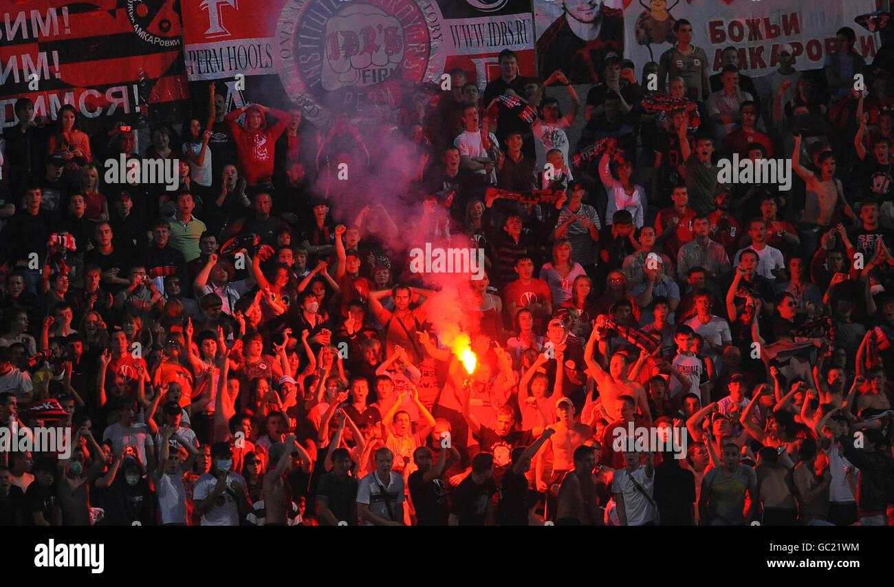 Football - UEFA Europa League - Play Offs - Deuxième étape - Amkar Perm v Fulham - Zvezda Banque D'Images