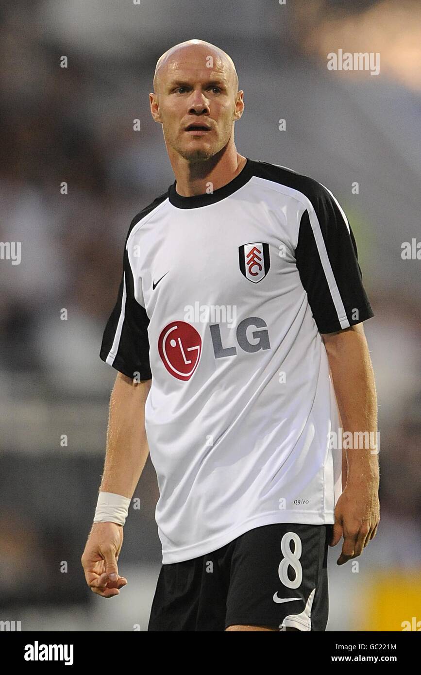 Football - UEFA Europa League - Play-offs - First Leg - Fulham / FC Amkar Perm - Craven Cottage. Andrew Johnson, Fulham Banque D'Images