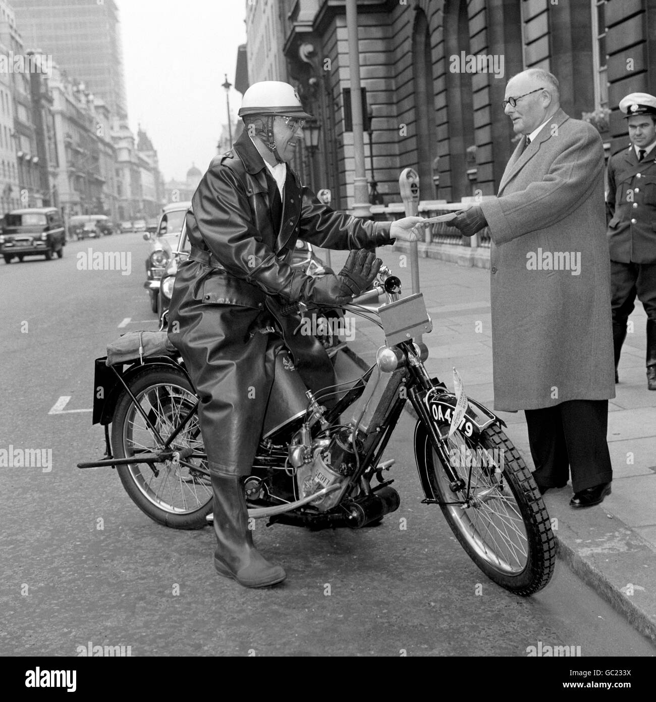 Transports - Motorcycles - Londres - 1962 Banque D'Images