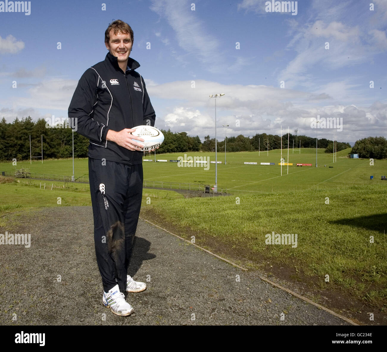 Alastair kellock pendant le photocall au club de rugby blanc de craigs ...