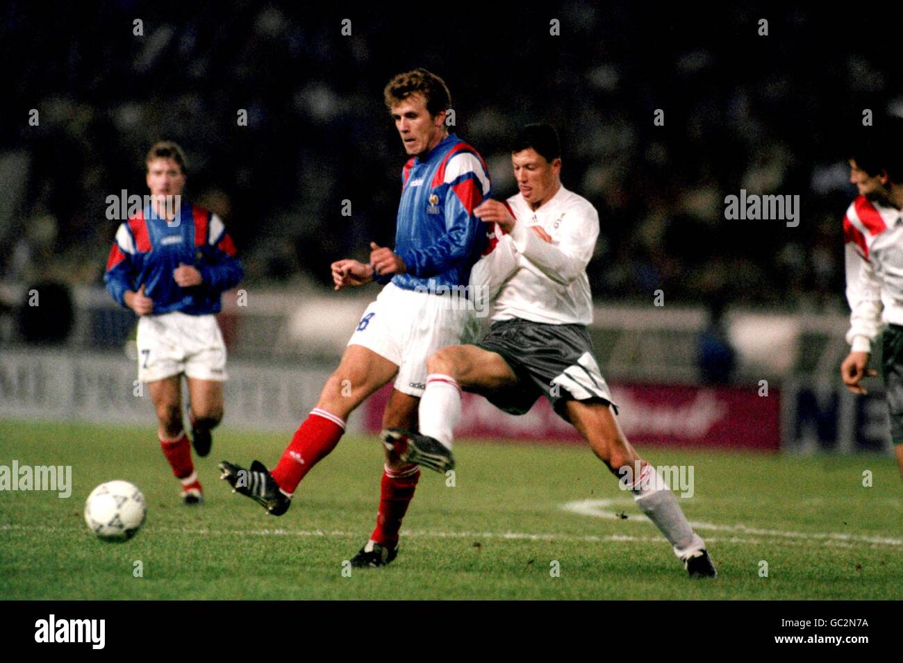 L-R: FRANCK SAUZEE, FRANCE. LUBOSLAV PENEV, BULGARIE. Banque D'Images