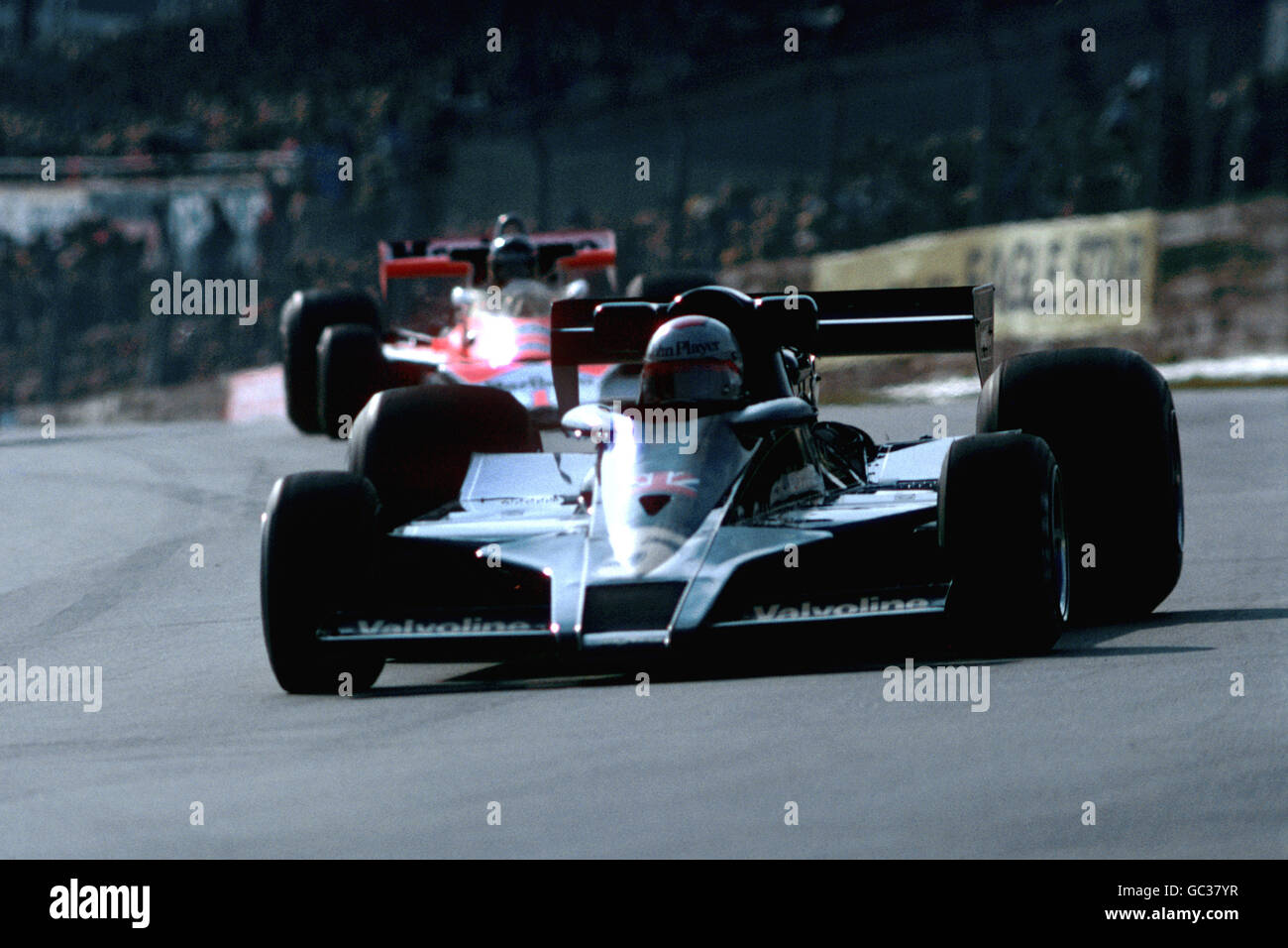 Courses automobiles - course des champions - Brands Hatch.L'américain Mario Andretti à bord de son Lotus 78 Ford lors de la course des champions qui s'est tenue à Brands Hatch Banque D'Images