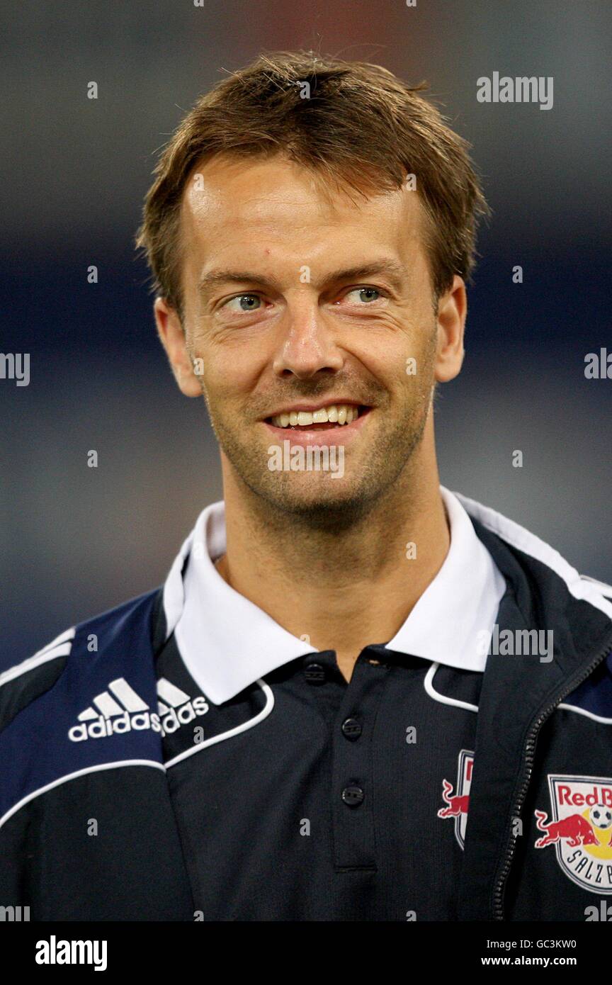 Football - UEFA Europa League - Groupe G - Lazio v FC Salzburg - Stadio Olimpico Banque D'Images Football - UEFA Europa League - Groupe G - Lazio v FC Salzburg - Stadio Olimpico Banque D'Images