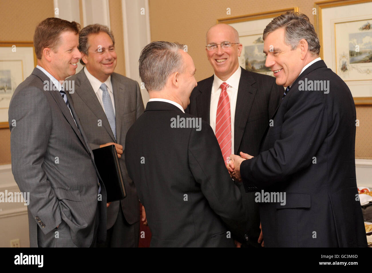 Brown rend visite aux US Banque D'Images