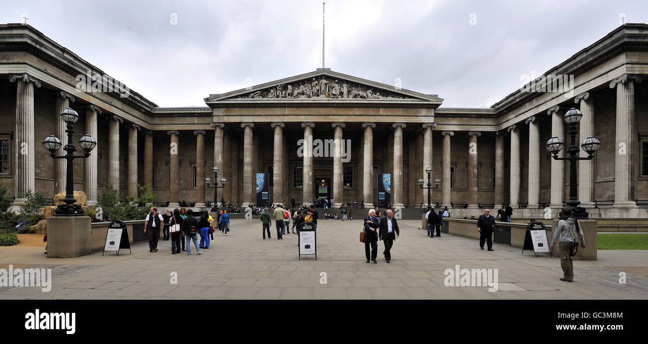 Musée britannique.Vue générale du British Museum à Bloomsbury, Londres. Banque D'Images