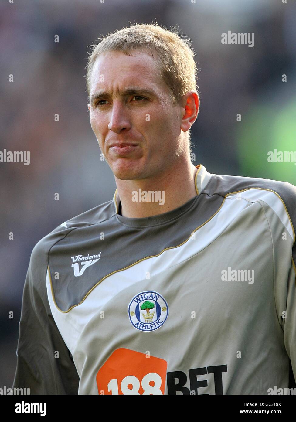 Soccer - Barclays Premier League - Hull City / Wigan Athletic - KC Stadium. Chris Kirkland, gardien de but de Wigan Athletic Banque D'Images