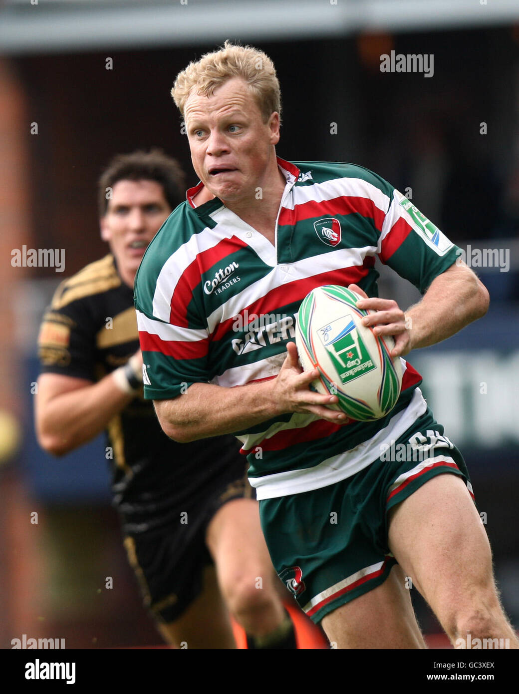 Rugby Union - Heineken Cup - Pool 3 - Leicester Tigers / Ospreys - Welford Road. Scott Hamilton de Leicester Tigers Banque D'Images