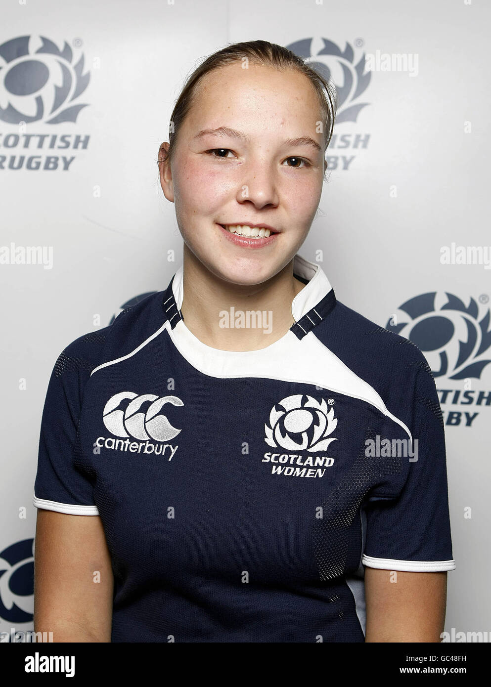 Rugby Union - Scotland Women's National Rugby Team - Photocall. Celia Hawthorn, Écosse Banque D'Images