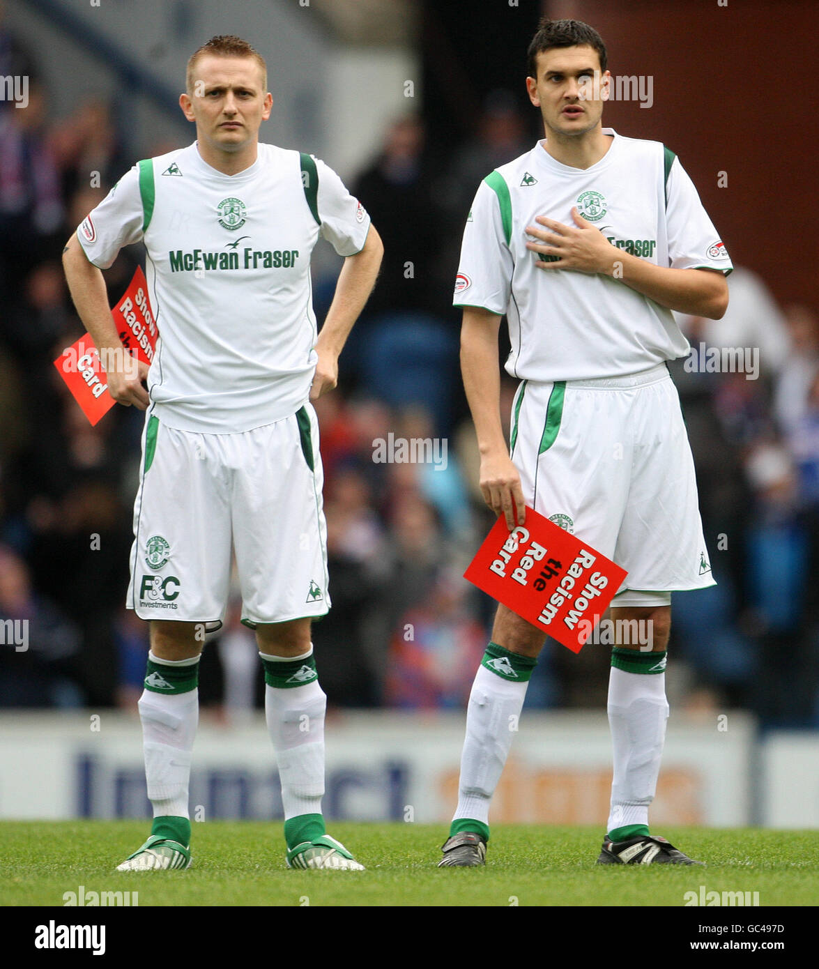 Soccer - Clydesdale Bank Scottish Premier League - Rangers v Hibernian - Ibrox Banque D'Images