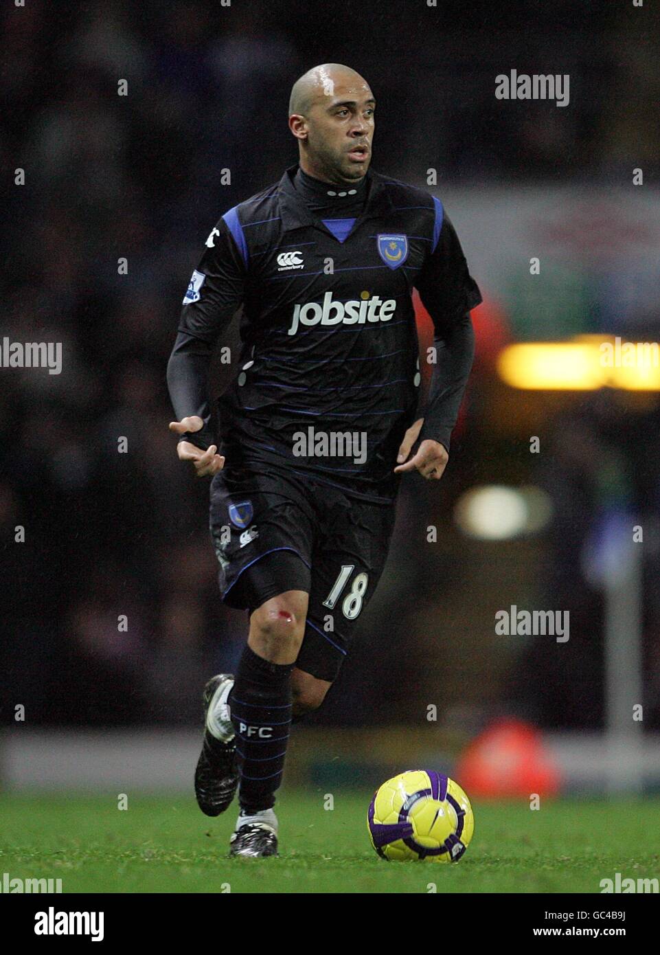 Soccer - Barclays Premier League - Blackburn Rovers v Portsmouth - Ewood Park. Anthony Vanden Borre, Portsmouth Banque D'Images