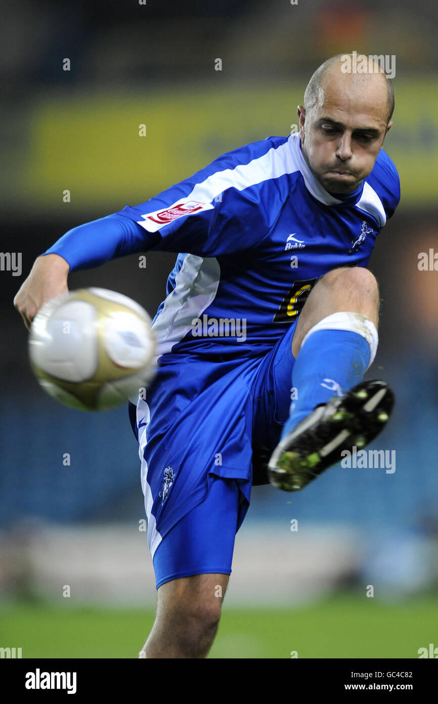 Football - FA Cup - Premier tour - Millwall v AFC Wimbledon - The New Den.Jack Smith, Millwall Banque D'Images