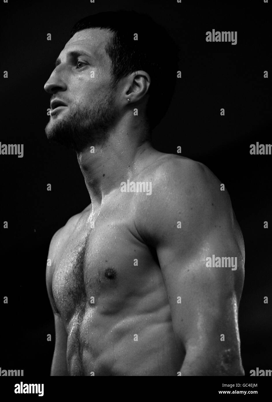 Boxe - Carl Ligue Photocall - Liberty Gym - Nottingham Banque D'Images