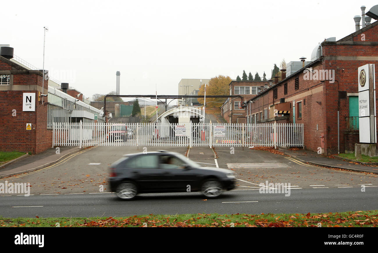 L'usine Rover de Longbridge - - Birmingham Banque D'Images