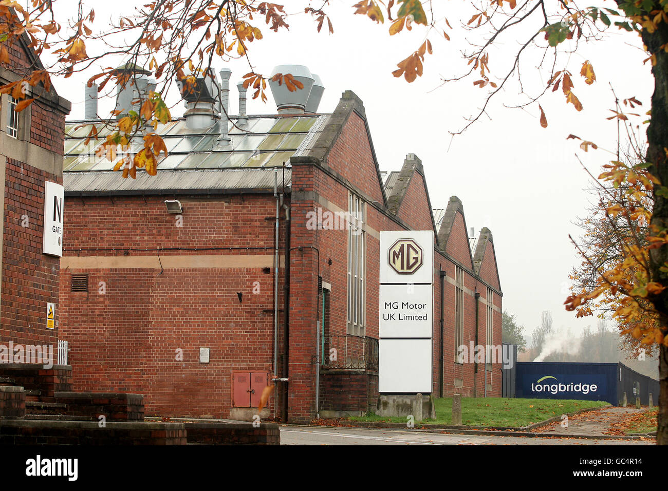 L'usine Rover de Longbridge - - Birmingham Banque D'Images