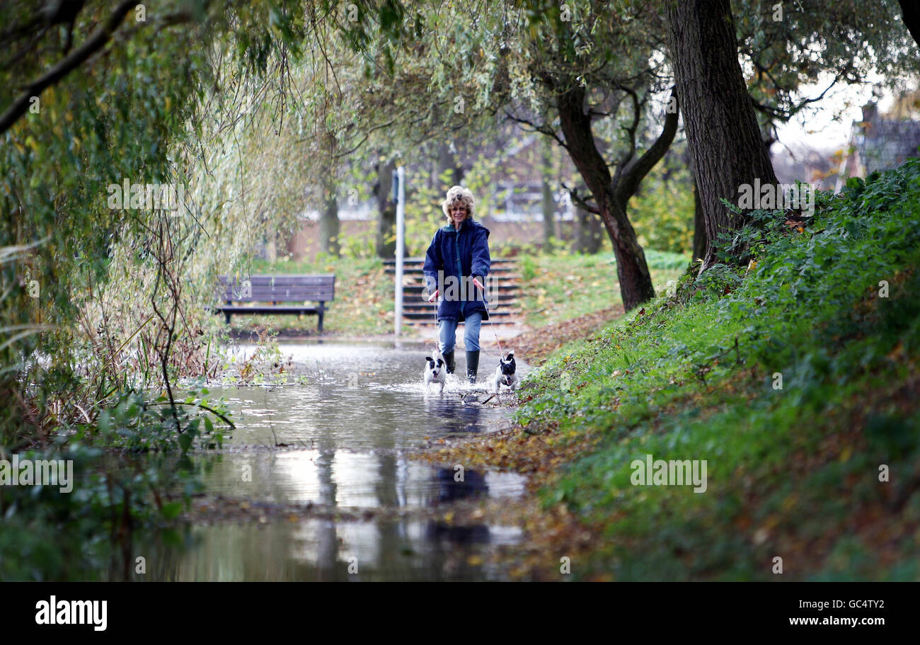Changer de côté météo l'Été Indien Banque D'Images