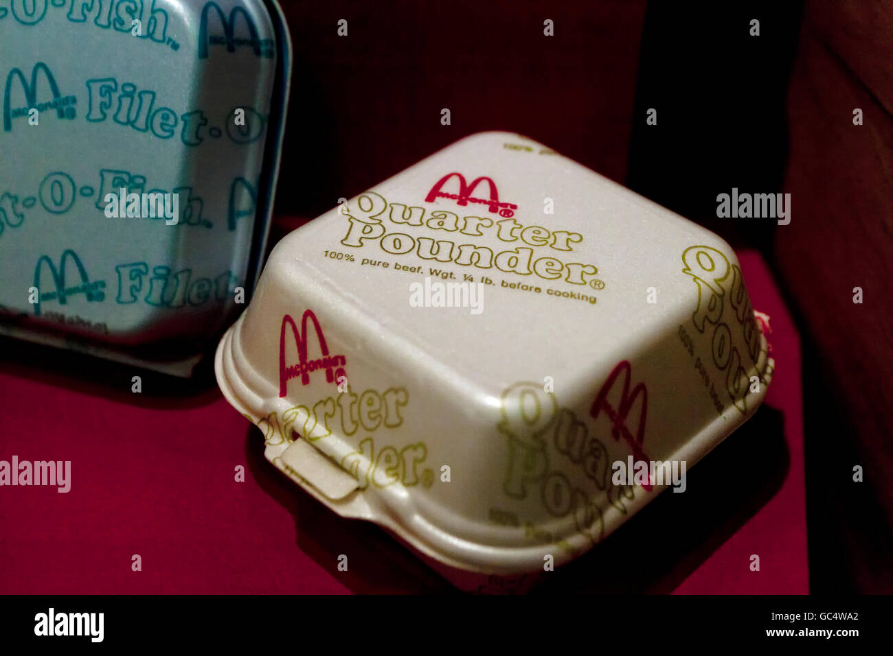 Mcdonalds mcdonalds packaging Banque de photographies et d’images à