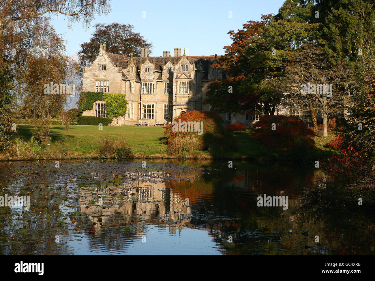 Une vue générale de Wakehurst place près d'Ardingly dans West Sussex. Banque D'Images