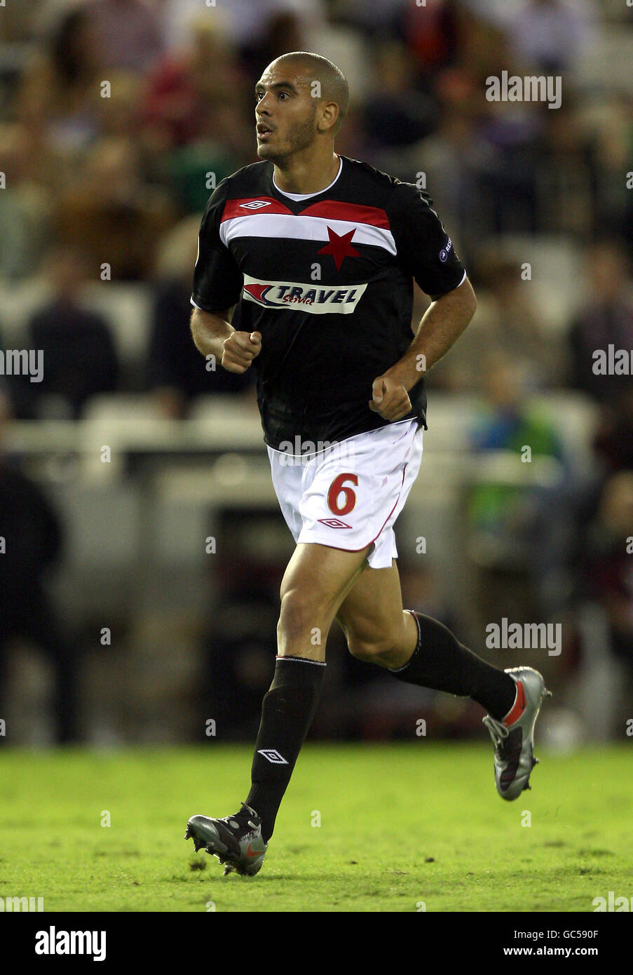 Football - UEFA Europa League - Groupe B - Valence v SK Slavia Prague - stade Mestalla Banque D'Images