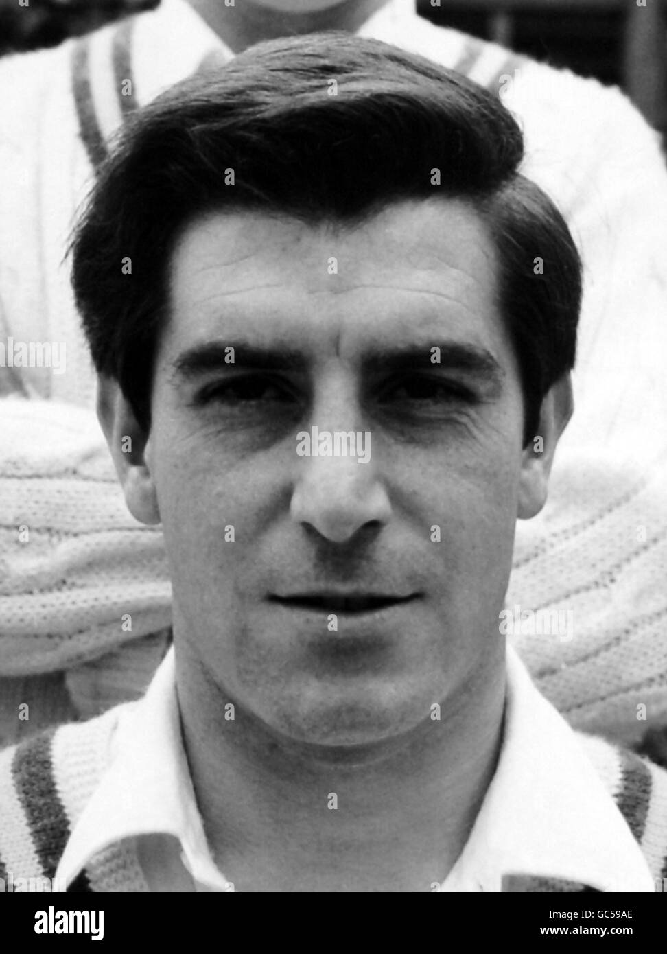 Portraits de cricket. H.I. Moors (Nottinghamshire) Banque D'Images