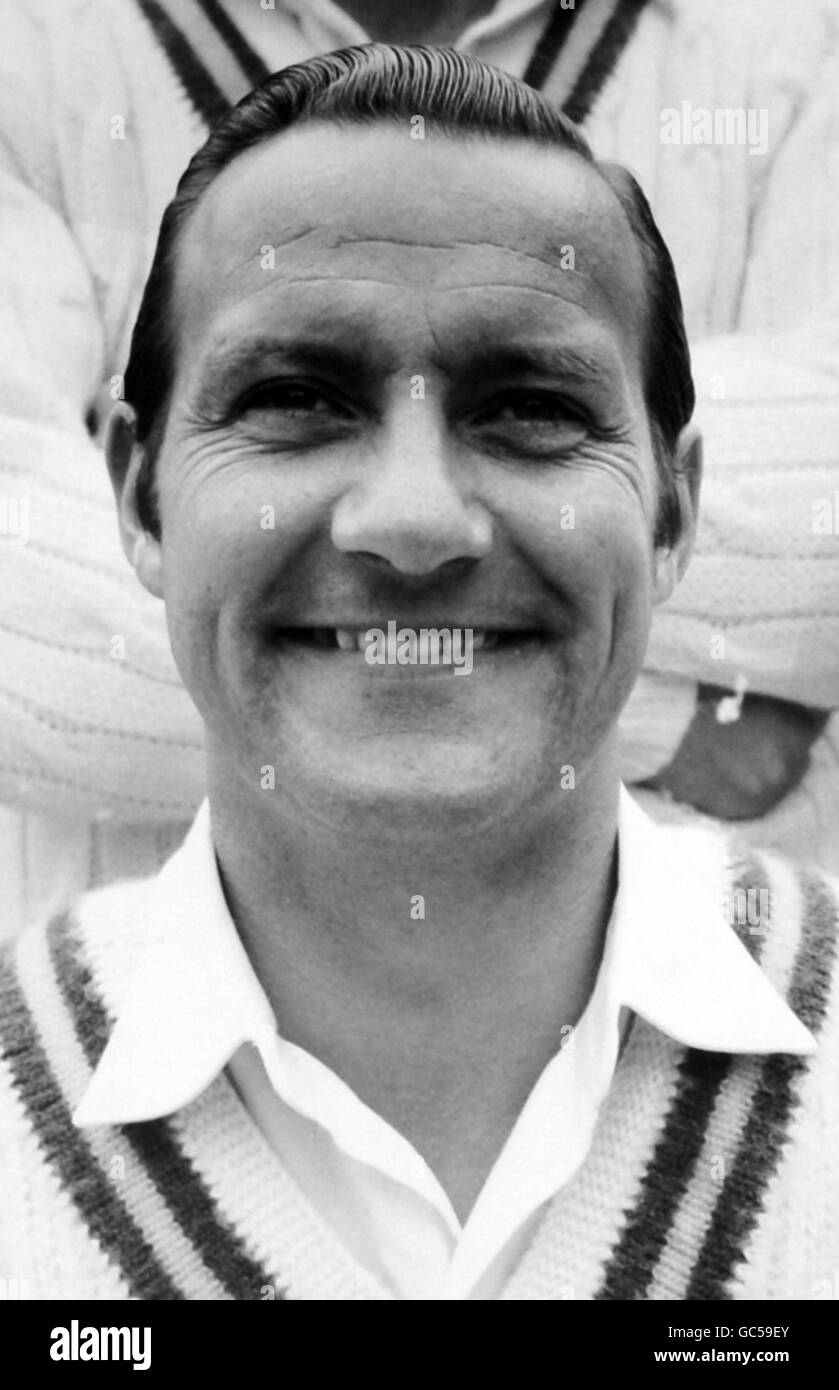 Portraits de cricket. JB Bolus, Nottinghamshire Banque D'Images