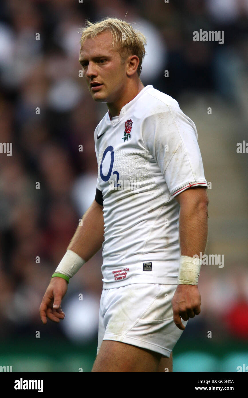 Rugby Union - série Investec Challenge - Angleterre / Australie - Stade Twickenham. Shane Geraghty, Angleterre Banque D'Images