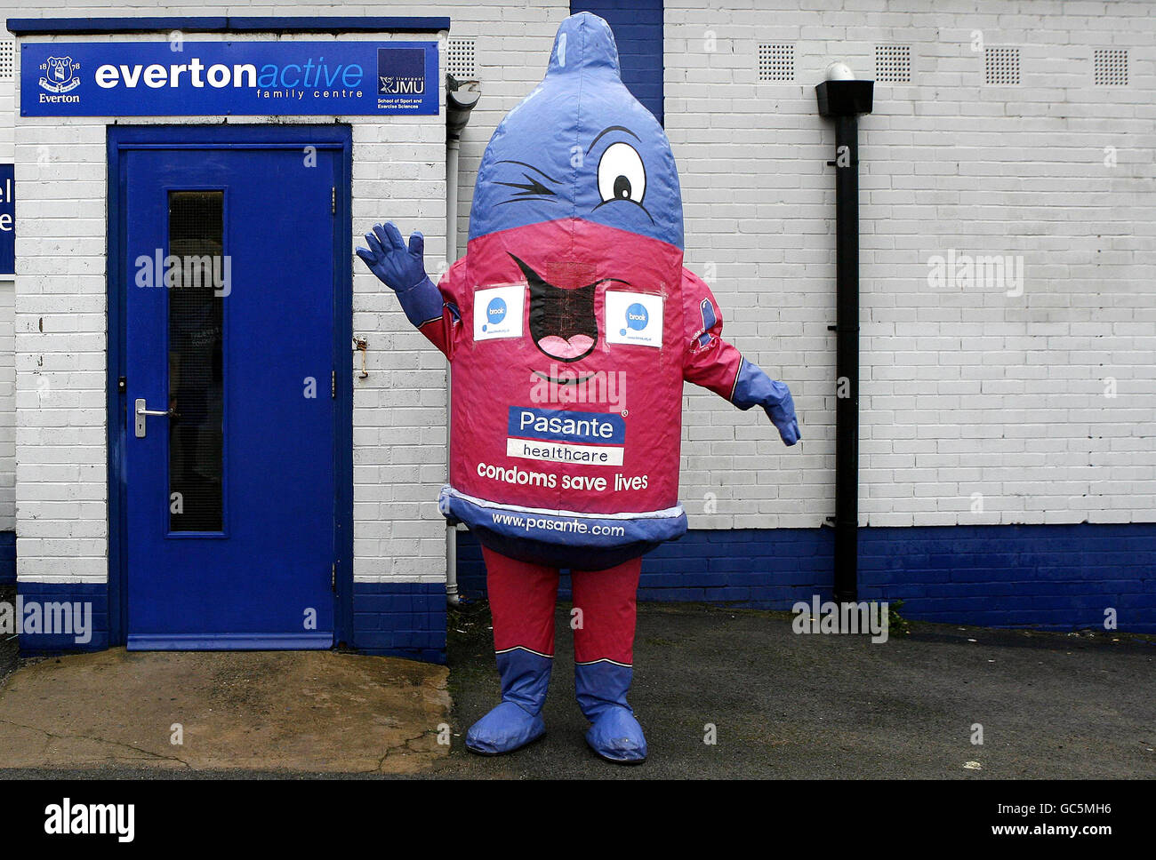 Everton Football - lancement de la Premier League Men's Health Project - Goodison Park Banque D'Images