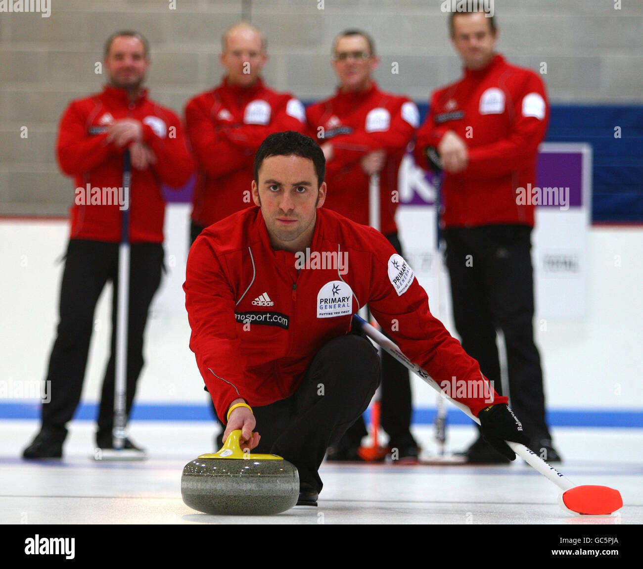 Curling - Grande-Bretagne - Journée des médias Centre de glace de pointe Banque D'Images