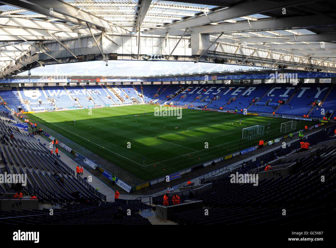 Soccer - Coca-Cola Football League Championship - Leicester City v West Bromwich Albion - le stade Walkers Banque D'Images