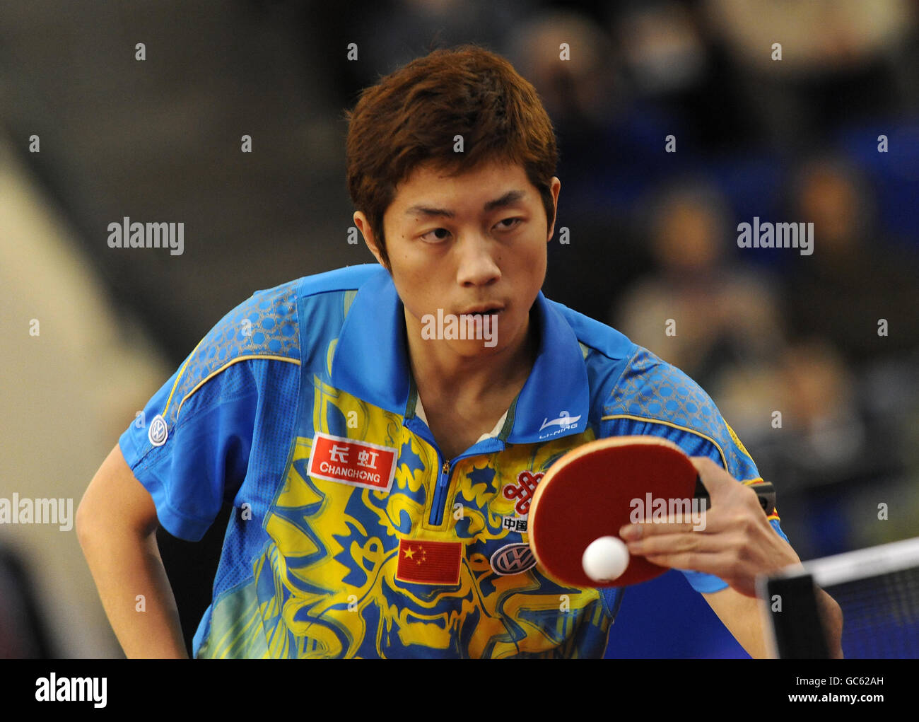 Tennis de table - Championnats nationaux anglais - Institut anglais du  sport - Sheffield. Xu Xin en action en Chine Photo Stock - Alamy