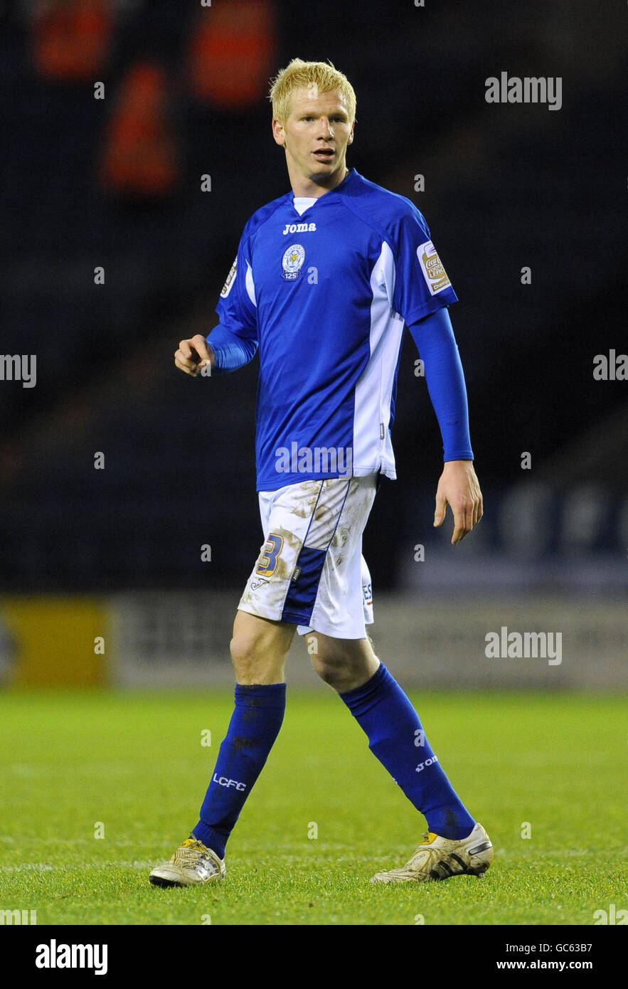 Football - Coca-Cola football League Championship - Leicester City v Sheffield United - The Walkers Stadium. Ryan McGivern, Leicester City Banque D'Images