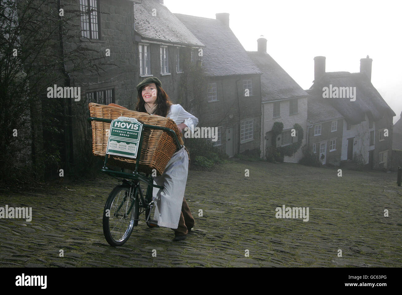 Victoria Pendleton campagne Hovis Banque D'Images