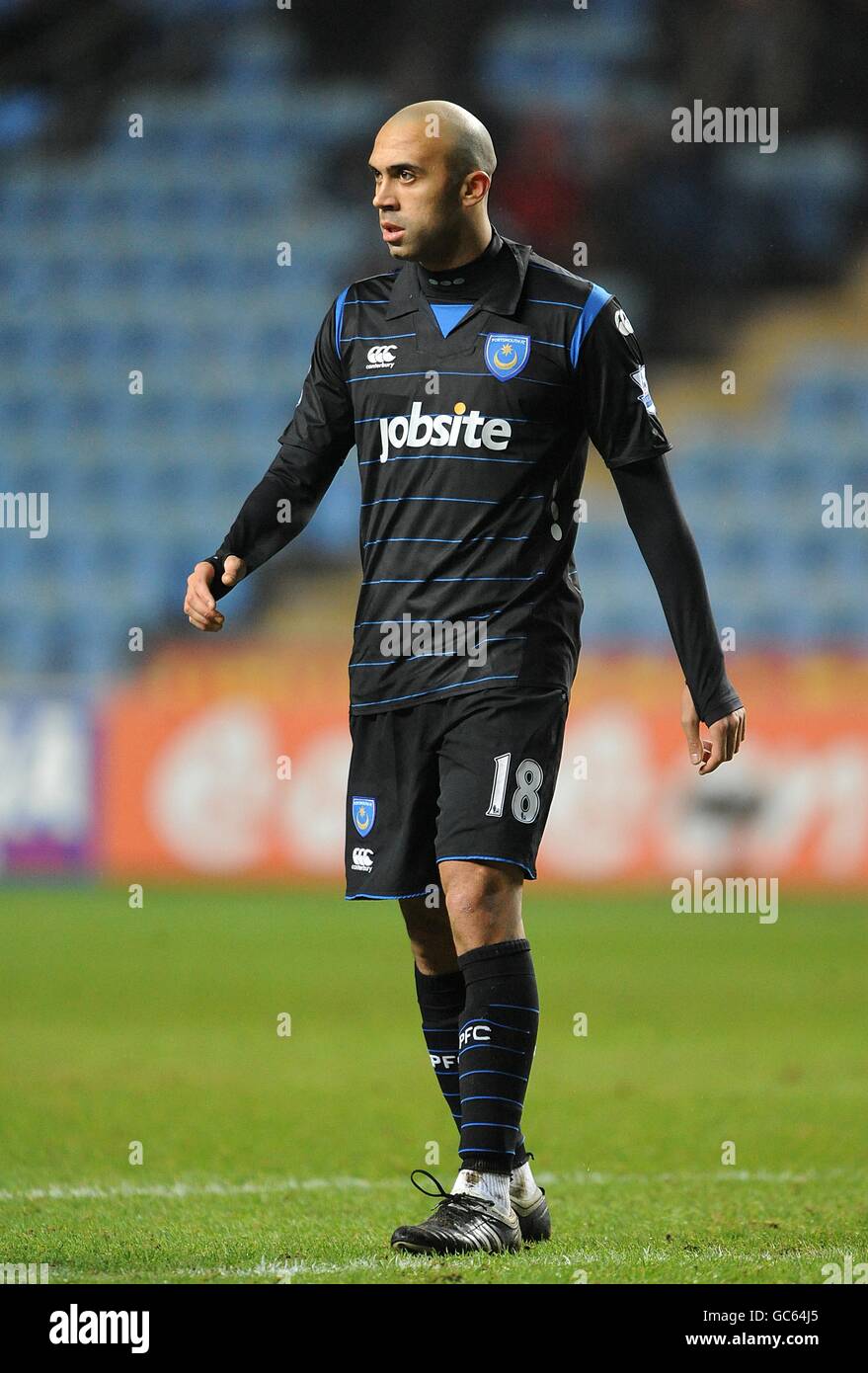 Football - FA Cup - troisième tour Replay - Coventry City v Portsmouth - Ricoh Arena.Anthony Vanden Borre, Portsmouth Banque D'Images