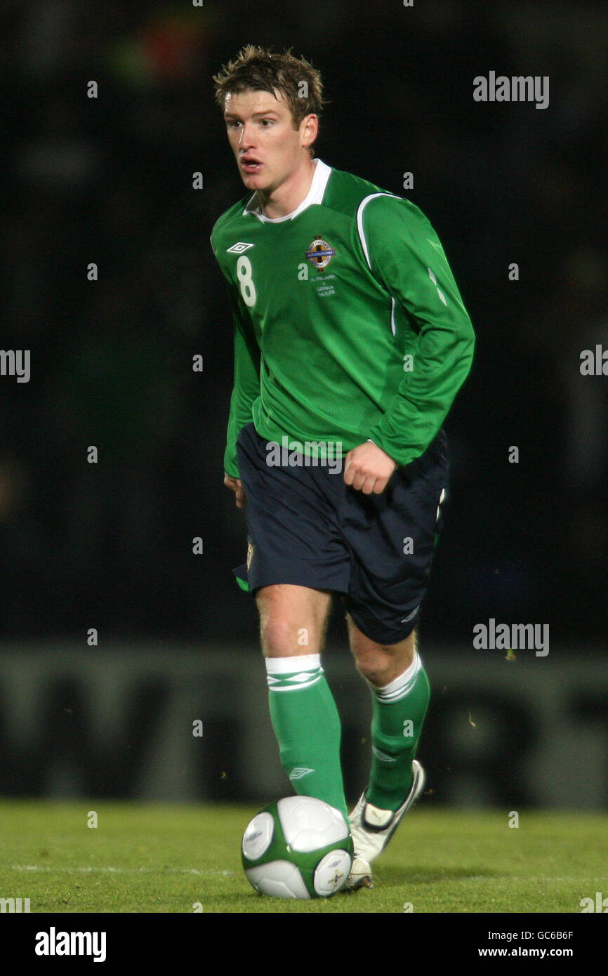 Football - match amical - d'Irlande du Nord / Serbie - Windsor Park Banque D'Images